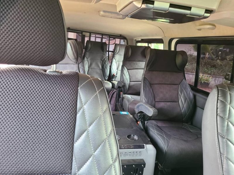 van interior